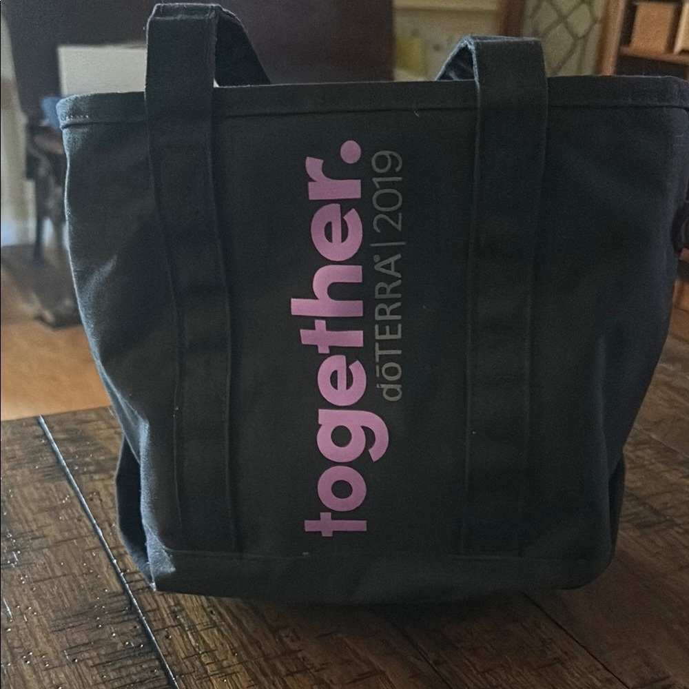 doTERRA 2019 Black and Purple Tote Bag with Sturdy Design